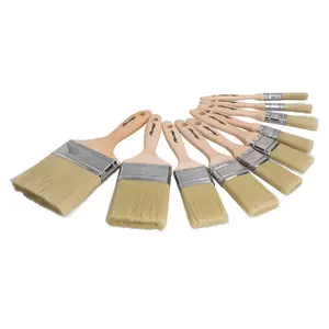 10pc Paint Brush Set Painters and Decorators Decorating Brush 12 - 100mm Width