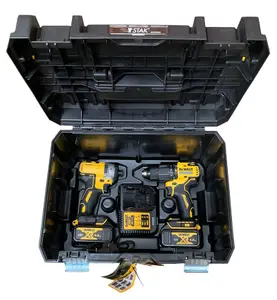 Dewalt 18v Combi + Impact Driver Case Heavy Duty Deep Storage TSTAK VI + Insert