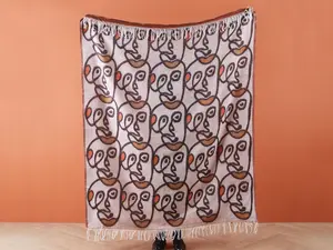 Blanket BARBOT 130 x 170 cm Multicolour