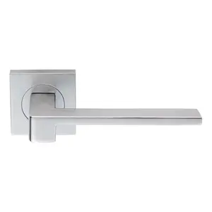 Serozzetta Latch Door Handle (Set of 2) Satin Chrome