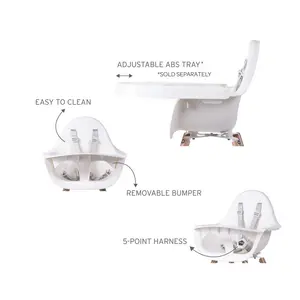 High Chair Natural/White