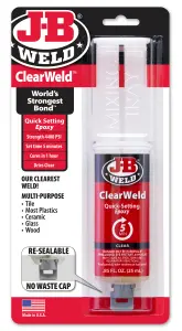 J-B Weld ClearWeld Epoxy Syringe