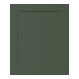 GoodHome Artemisia Matt dark green Shaker Tall appliance Cabinet door (W)600mm (H)723mm (T)18mm