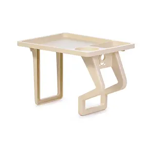 Beige Essentials Aqua Tray Spa Side Table