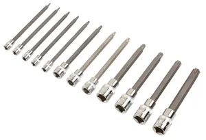 Laser Tools 7723 12pc Tamperproof Torx Bit Set Long Series 135mm