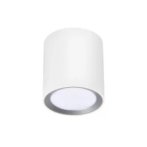 Nordlux Landon 14 Indoor Bathroom Light Surface Downlight In White (Height) 14cm