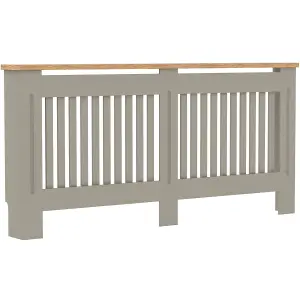 Vida Designs Arlington Extra Large Grey MDF Radiator Cover