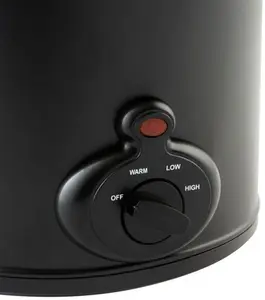 Dunelm Chalkboard Slow Cooker, Black, Ceramic