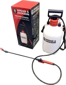 Spear & Jackson 5LPAPS Pump Action Pressure Sprayer 5 Litre