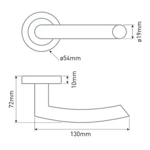 Raven Passage Door Handle Kit