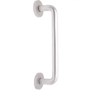 AFIT Satin Aluminium Concealed Fixed Pull Handles 300 x 19mm