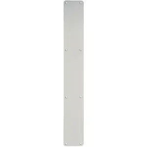 Plain Door Finger Plate 650 x 75mm Satin Anodised Aluminium Push Plate