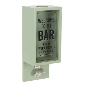 Something Different Garden Bar Plaque Green (One Size)