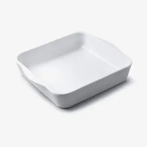 WM Bartleet & Sons Porcelain Square Baking Dish, 23cm