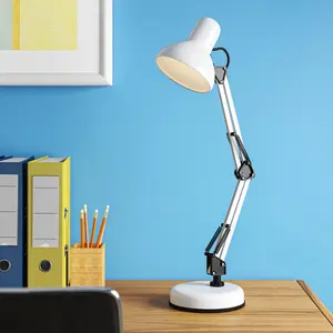 Alorie Adjustable Metal Desk Lamp