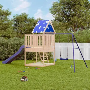 Berkfield Outdoor Playset Solid Wood Pine