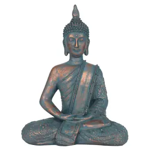 Blue 26cm Buddha Figurine for Home