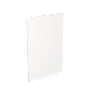 Kitchen Kit Base End Panel 600mm J-Pull - Ultra Matt White