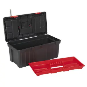 Sealey Tool Box 19" Tool Case Caddy Box 490mm with Tote Tray AP490