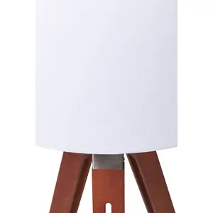 Interiors by Premier Malvern Tripod Floor Lamp With Brown Base