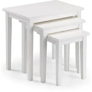 Elvina 3 Piece Nest Of Tables Andover Mills Colour: White