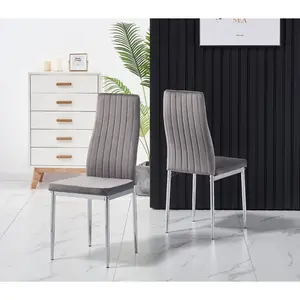 Side chair Set Gabrielle (Set of 2) Grey