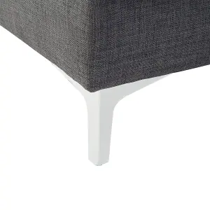 Right-Hand Corner Sofa KIRUNA Dark Grey Fabric Right Hand