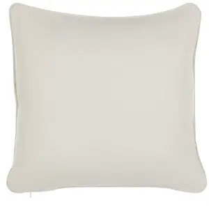 Set of 2 Cushions HELIOTROPE 45 x 45 cm Solid White