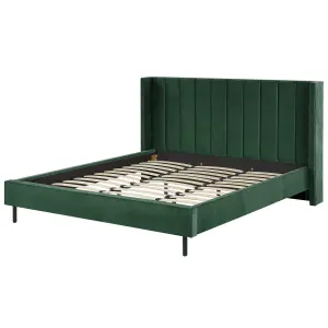 Velvet EU Super King Size Bed Green VILLETTE