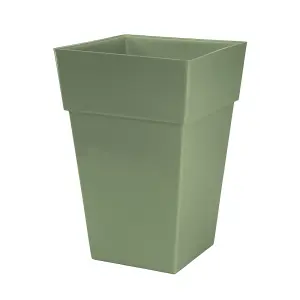 simpa 2PC Moda Milano 28L Sage Green Plastic Planters.