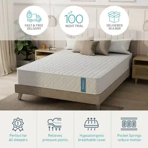 Serenity Hybrid Pocket Sprung & Memory Foam Single (3')