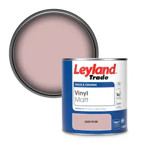 Leyland Trade Vinyl Matt Walls & Ceilings Emulsion Paint (2020-R10B) 1L