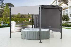 Sunjoy Fabric Jacuzzi Pergola TITOV - 300x270cm, Gray