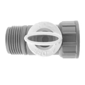 Complete IBC S60X6 Cap Kit with Valve Tap Adapter, Female Hose Connector, and PTFE Tape