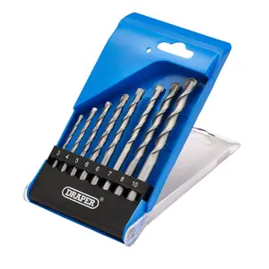 Draper TCT Masonry Drill Bit Set (7 Piece) 13619