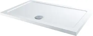 Modern Low Profile Acrylic Rectangular Shower Tray