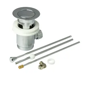 Pop Up Basin Sink Waste Assembly Kit Chrome