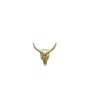 Melody Maison Gold Buffalo Skull Drawer Knob