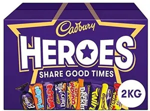 Cadbury Heroes Chocolate Bulk 2 Kg Sharing Box