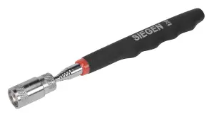 Sealey Heavy-Duty Magnetic Pick-Up Tool with LED 3.6kg Capacity S0903