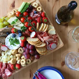 Wooden Butchers Block Chopping Board - 45cm x 30cm