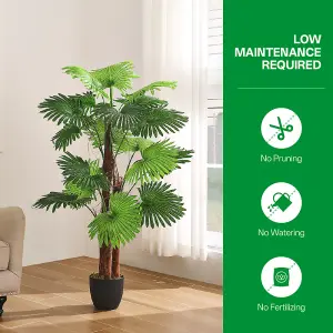 Artificial Plant Palm Tree in Pot for Decoration Living Room