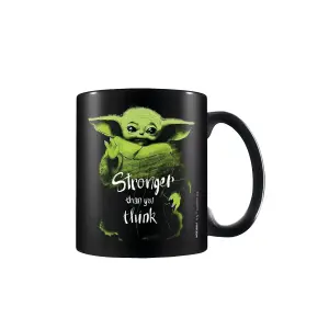 Star Wars: The Mandalorian Stronger Than You Think Mug Black/Green (One Size)