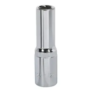 Sealey WallDrive Socket 12mm Deep 1/2" Square Drive Fully Polished Tool SP1212D