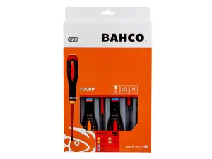 Bahco BE-9884S Mixed Insulated ERGO Screwdriver Set 6 Piece BAH9884S