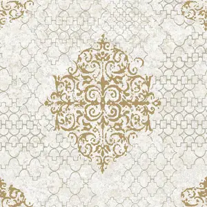 Lustre Collection Metallic Embossed Damask Wallpaper Roll