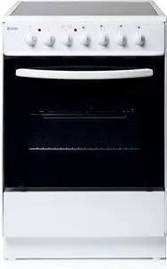 Haden HEC60W 60cm Electric Single Cavity Static Oven With Ceramic Hob | Robert Dyas