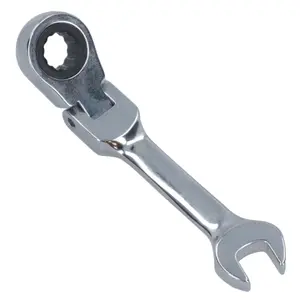 8mm Stubby Flexi Ratchet Combination Spanner Metric Wrench 72 Teeth SPN13