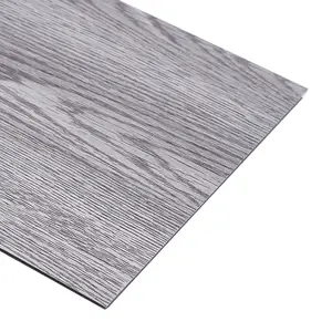 14pcs Grey Wood Grain SPC Vinyl Flooring Interlocking Flooring, 3.12m²