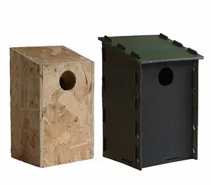 Eco Starling Nest Box - Recycled LDPE Plastic/Wood - L18 x W20 x H35 cm